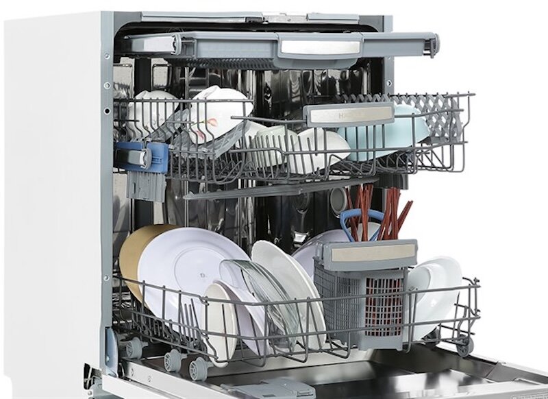 Máy rửa bát âm tủ 15 bộ Hafele HDW-HI60B được trang bị 8 chương trình rửa