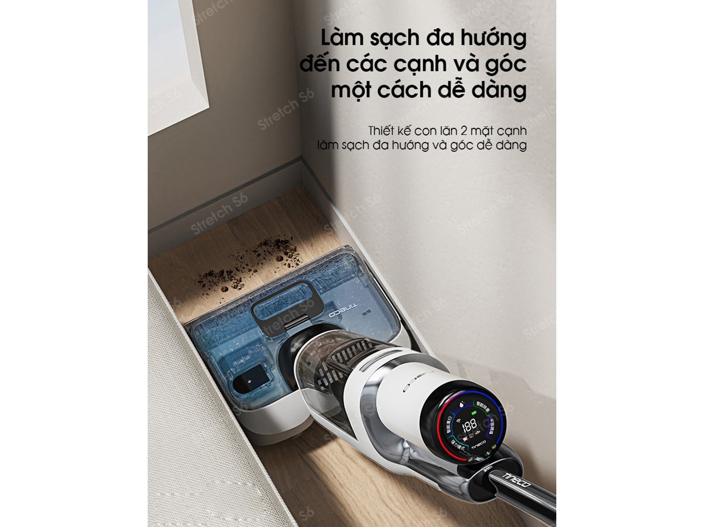 Máy lau nhà khô ướt cầm tay Tineco 