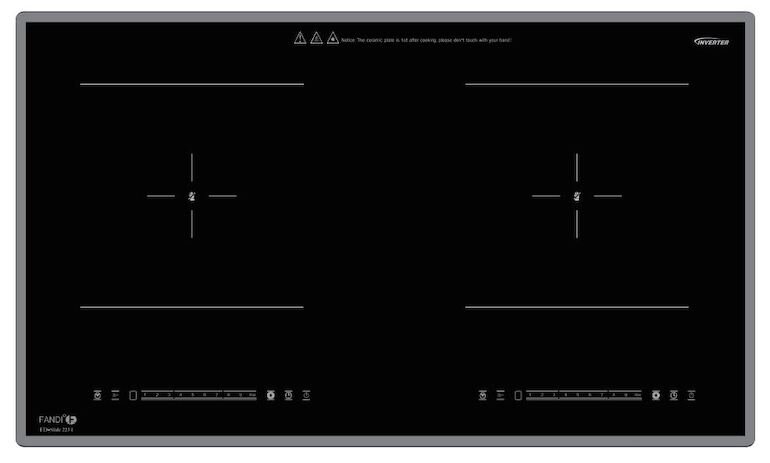Bếp từ âm 2 vùng nấu Fandi FD-SLIDE 223I