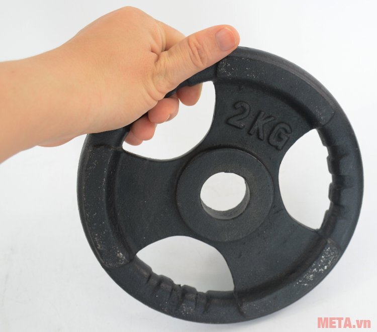 Tạ đĩa gang 2 kg Tạ đĩa gang 2 kg