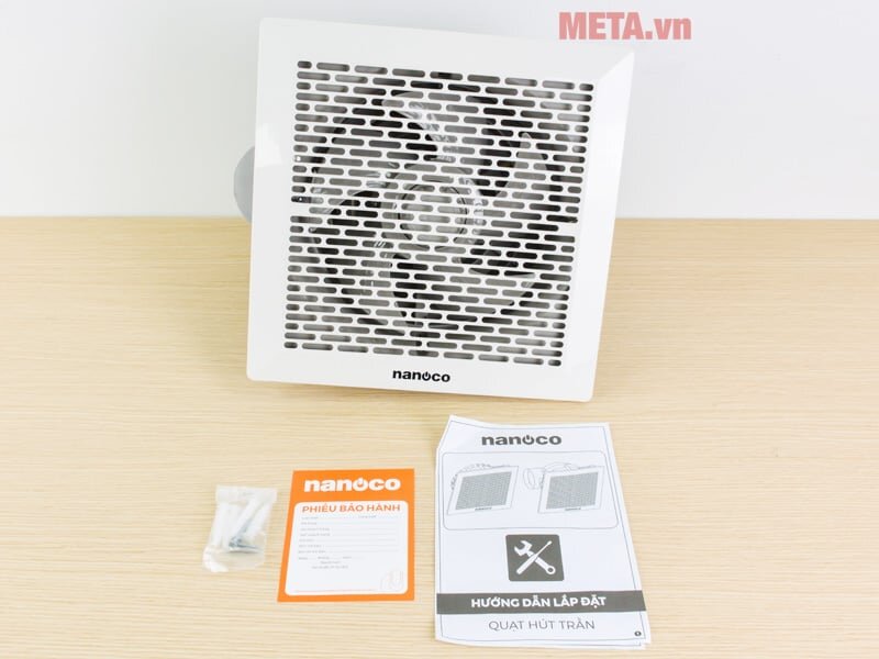 Quạt hút âm trần có ống dẫn Nanoco NCV2020-C