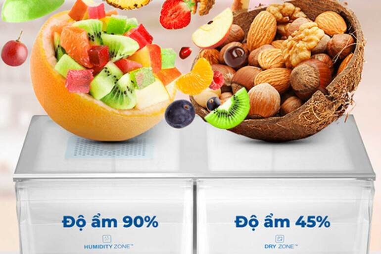 Tủ lạnh Aqua Inverter 456 lít AQR-M530EM