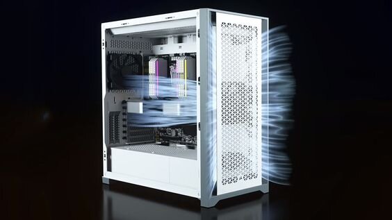 Corsair 5000D Airflow TG White (Ảnh 1)