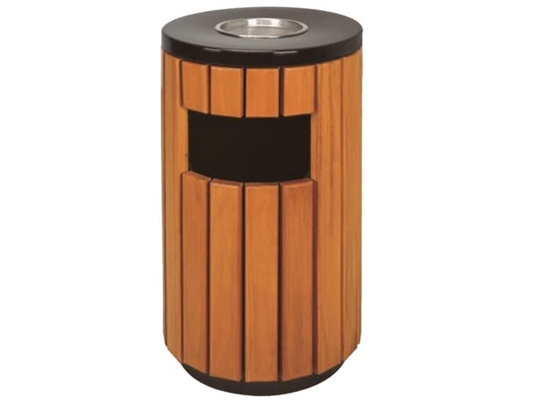 Thùng rác gỗ công cộng ngoài công viên Vietbin A78-C Thùng rác gỗ công cộng ngoài công viên Vietbin A78-C