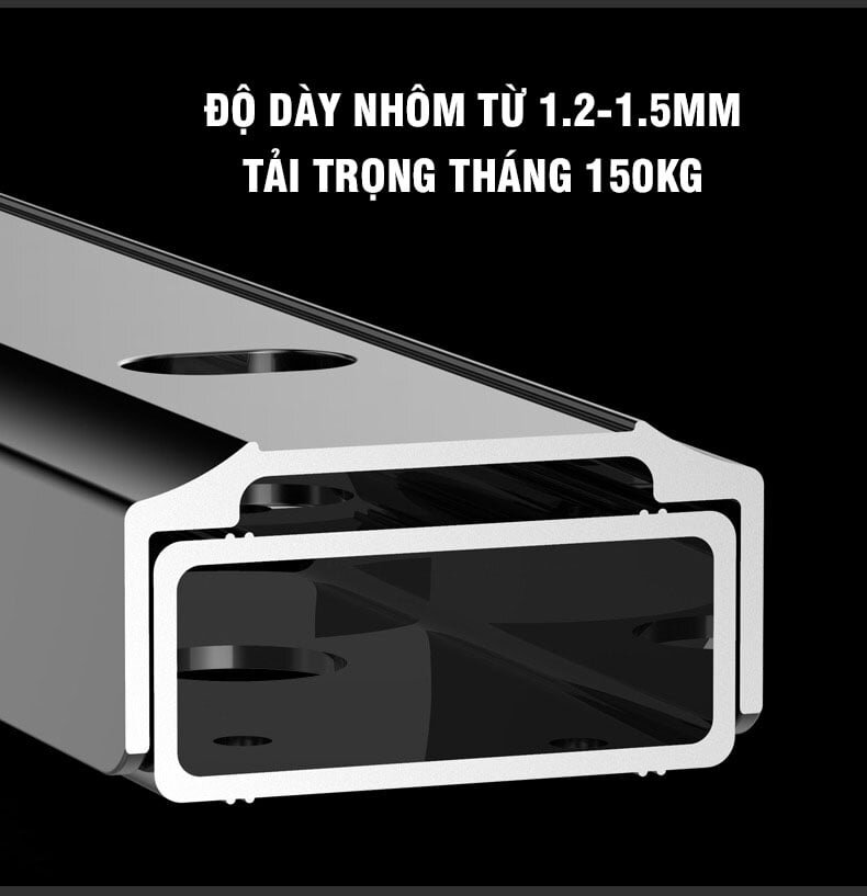 DIY MTL-44 làm từ nhôm dày tối đa 1.5mm Thang nhôm gấp đa năng