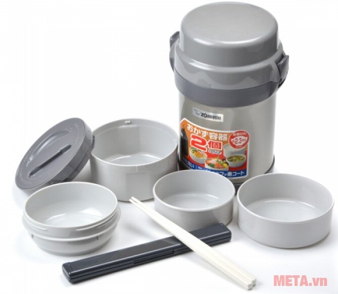 Bình đựng thức ăn Zojirushi SL-JAF14 - 4 ngăn