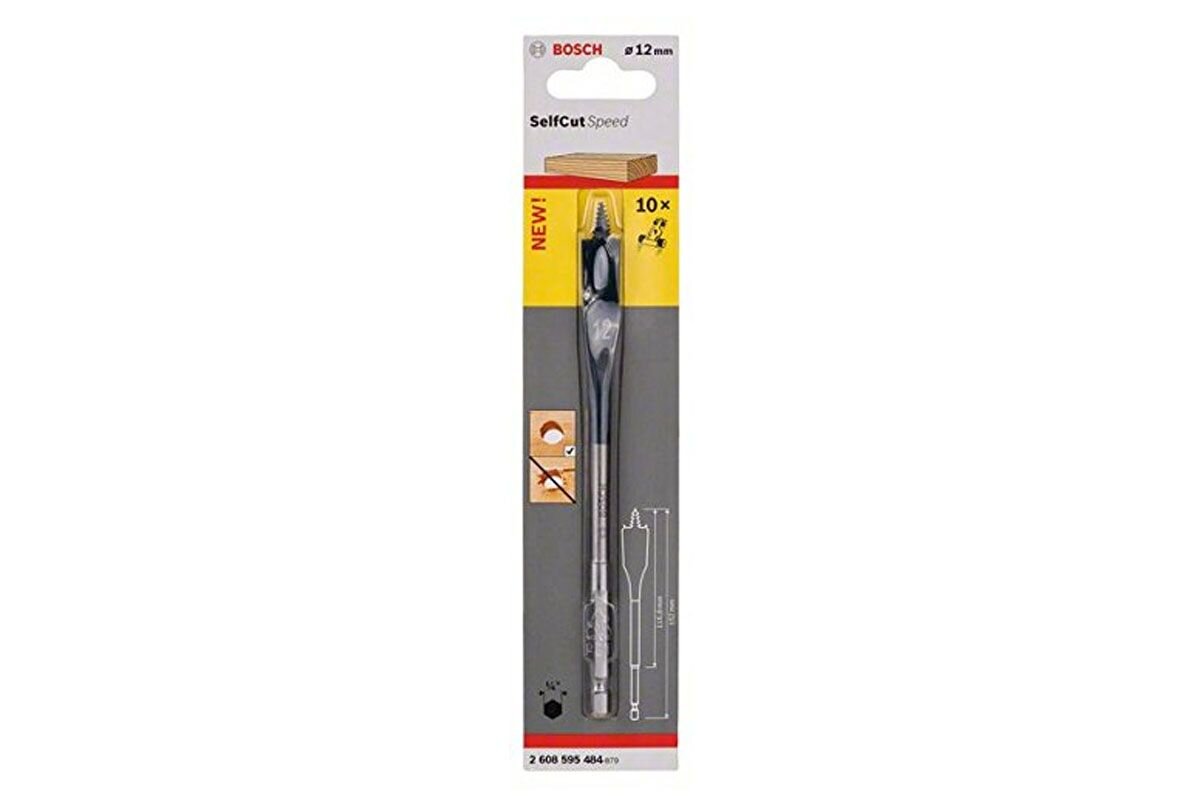 Mũi khoét gỗ đuôi cá 12x152mm Bosch 2608595484