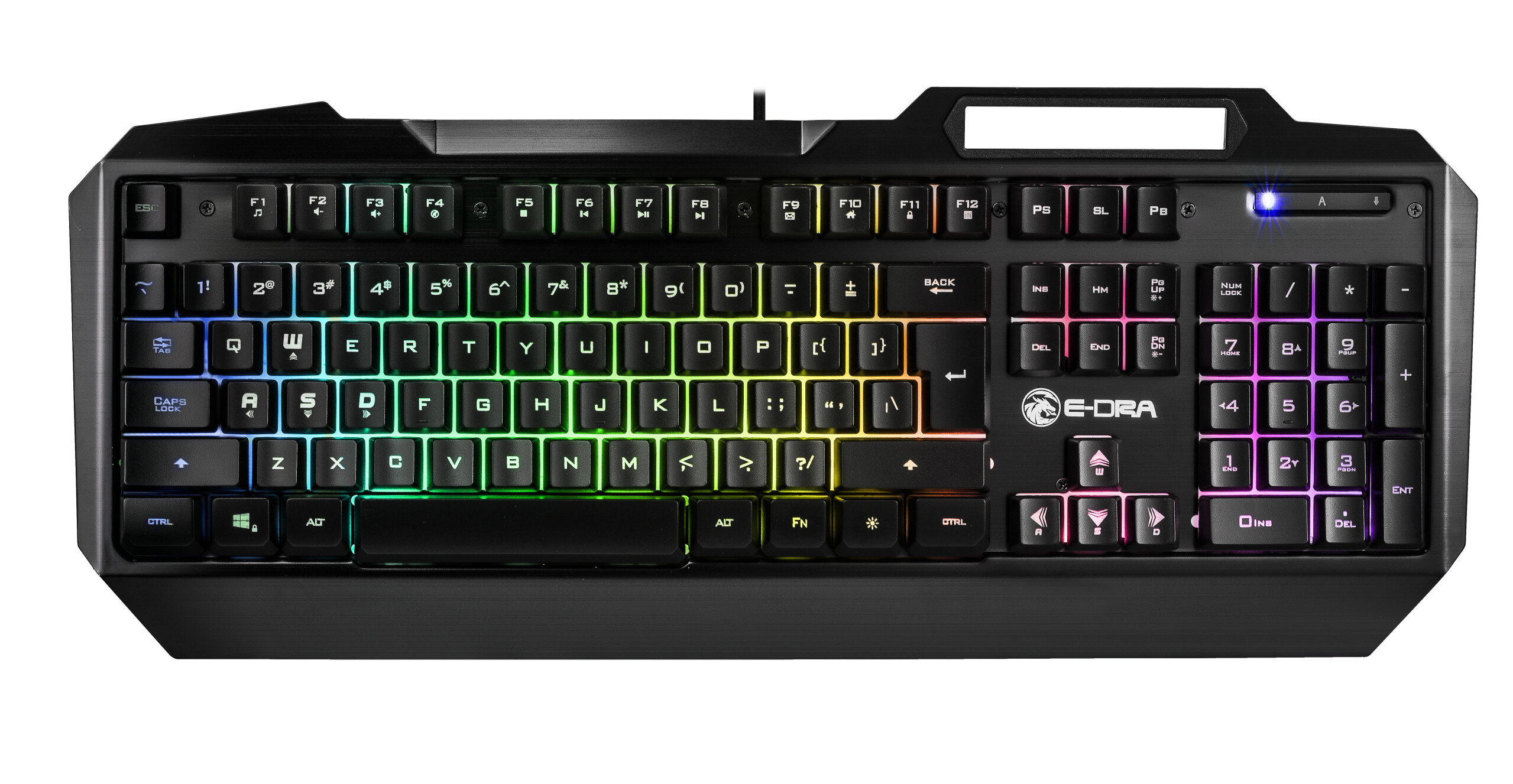 Bàn phím bán cơ E-Dra EK700 Gaming (Black) (USB)