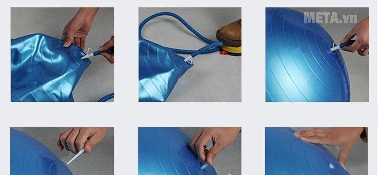 Bóng tập Yoga cao cấp trơn