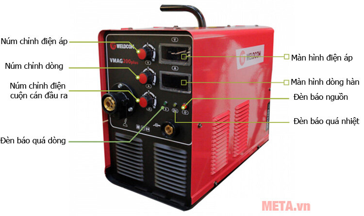 Máy hàn Mag Weldcom VMAG 200 PLUS