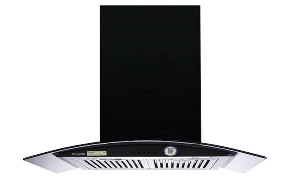 Hình ảnh máy hút mùi kính cong Dmestik TL4160 DMK Hình ảnh máy hút mùi kính cong Dmestik TL4160 DMK