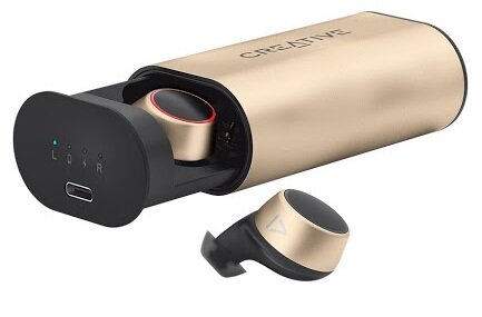 Tai Nghe Bluetooth Creative Outlier Gold | Thời lượng pin kéo dài