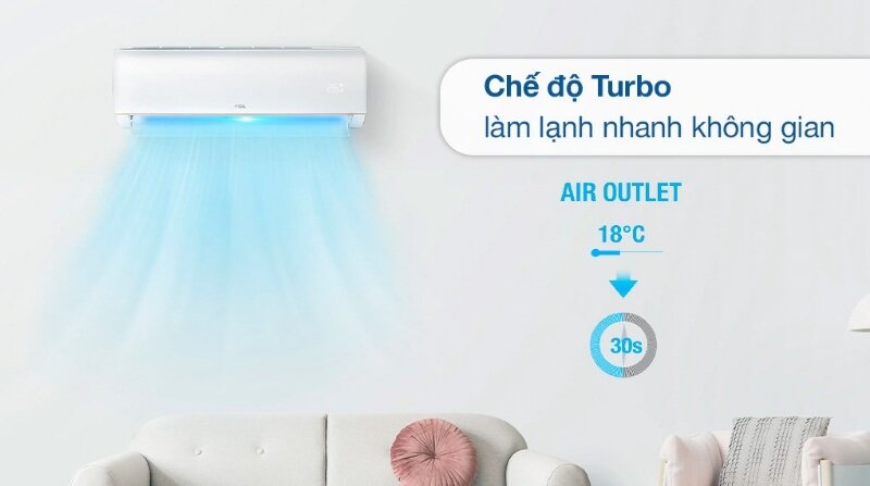 Điều hòa TCL Inverter 12000 BTU 1 chiều TAC-13CSD/XAB1I chế độ làm mát