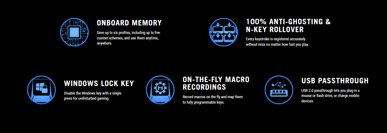 Bàn phím game Asus ROG Strix Flare II NX (Red sw) (XA08) 9