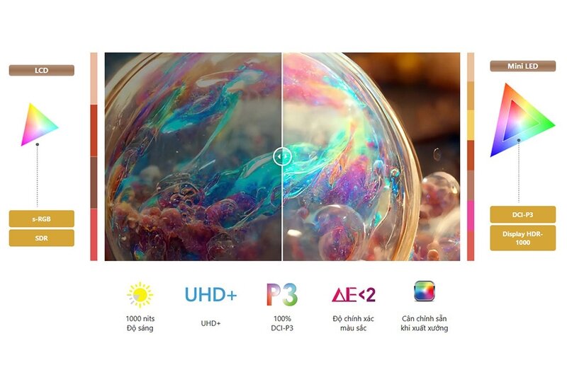 MSI Creator 16 AI A1VHG-079VN màn hình 4K