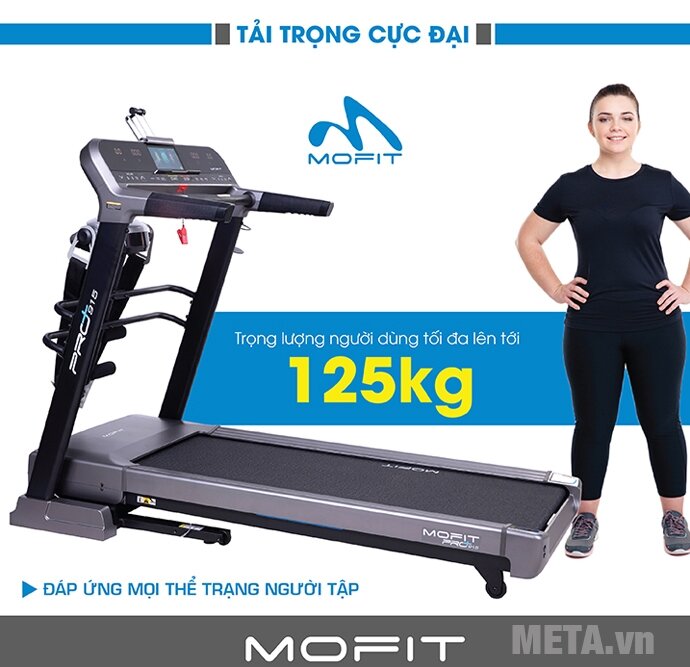 Máy chạy bộ điện cao cấp Mofit PRO915