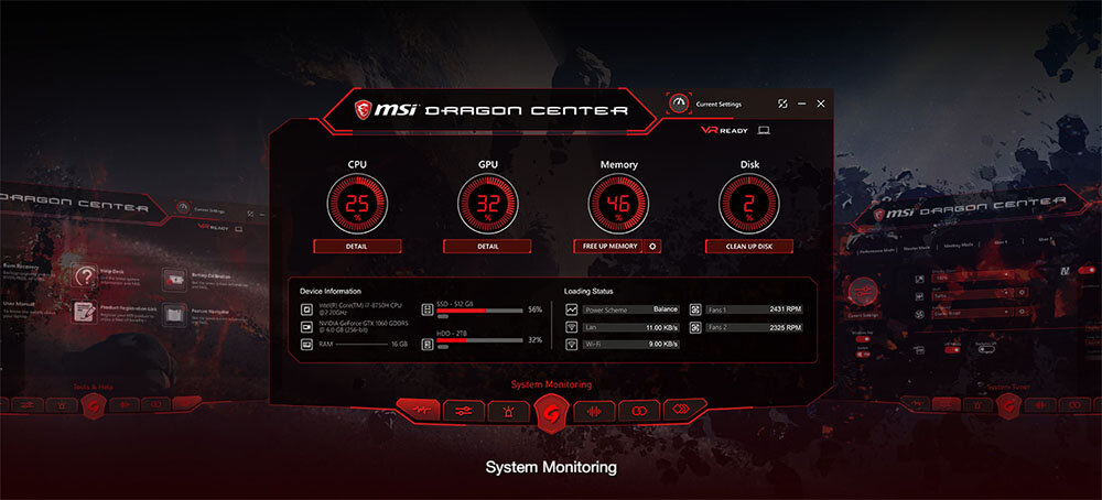 Laptop MSI GF63 8SC-022VN (VGA GeForce® GTX 1650 MAXQ,GDDR5 4GB, Win10)