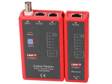 Thiết bị kiểm tra cáp UNI-T UT681C Thiết bị kiểm tra cáp UNI-T UT681C