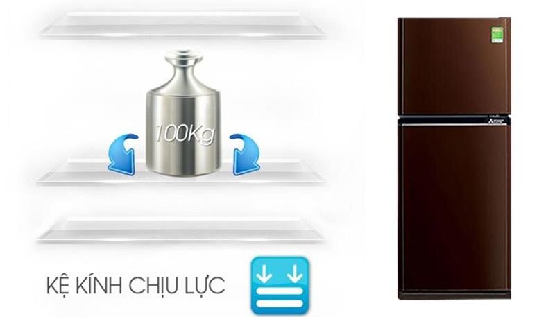 Tủ lạnh Mitsubishi 206L MR-FV24EM-BR-V