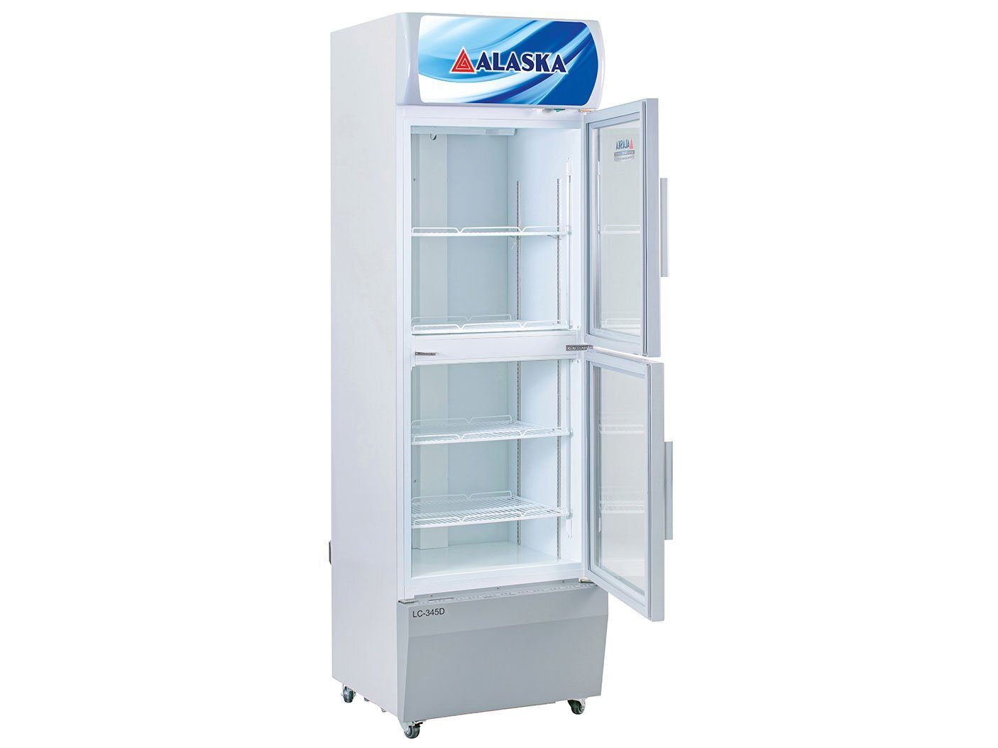 Tủ mát Alaska có 4 bánh xe Tủ mát Alaska