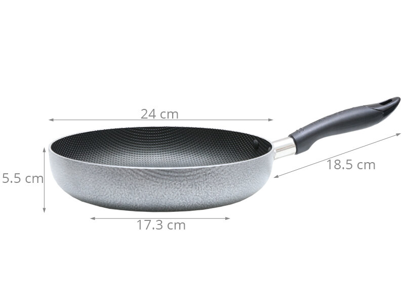 Chảo nhôm chống dính 24 cm Happycook NSF24CRL Chảo nhôm chống dính 24 cm Happycook NSF24CRL