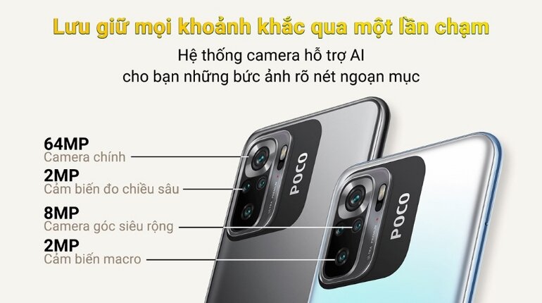 Điện thoại Xiaomi Poco M5s 4GB/64GB
