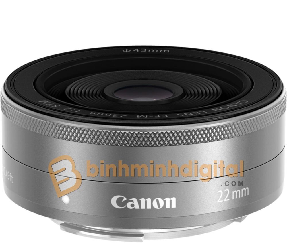 Ống Kính Canon EF-M 22mm F2 STM (Bạc)