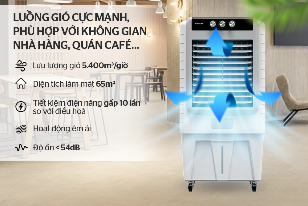 SHD7776 làm mát ở không gian mở SHD7776