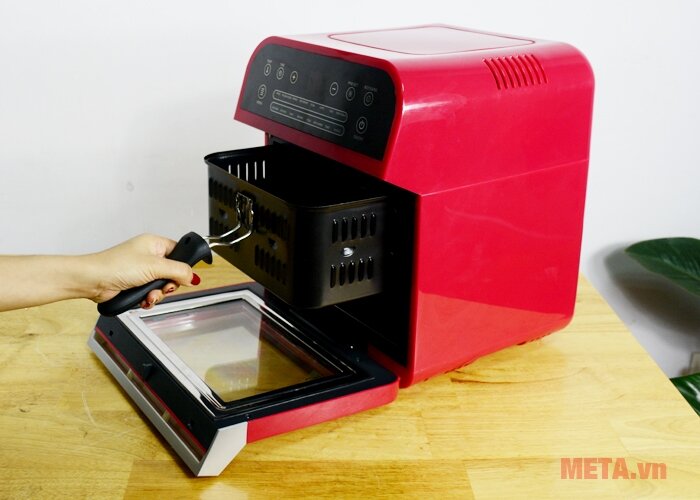 Nồi chiên không dầu điện tử đa năng Mishio 12 lít MK55