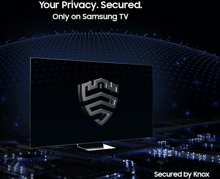 Smart tivi Samsung 4K Crystal UHD 98 inch UA98DU9000KXXV được tích hợp công nghệ Samsung Knox Security 