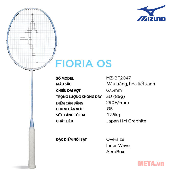 Vợt cầu lông Mizuno FIORIA OS