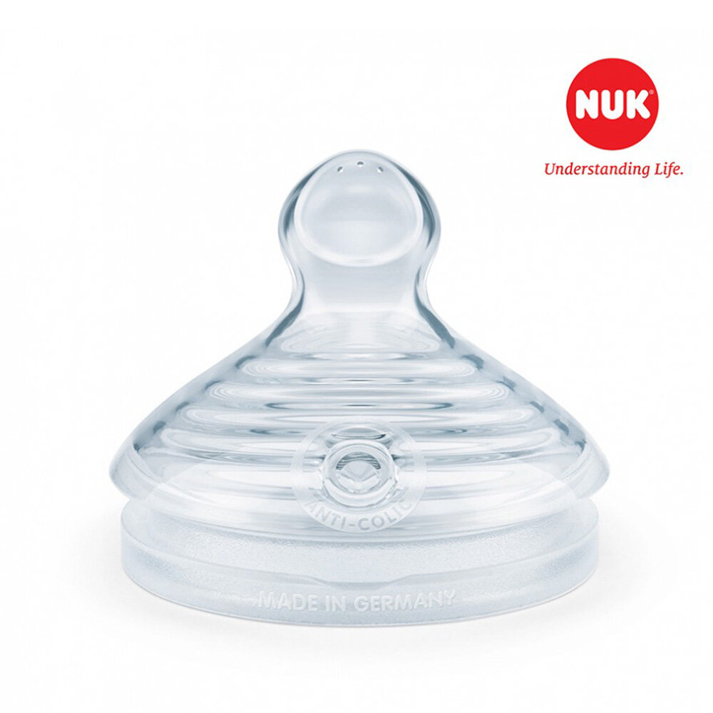 Bộ 2 núm ty NUK Silicone Nature Sense S2 size (M - L)
