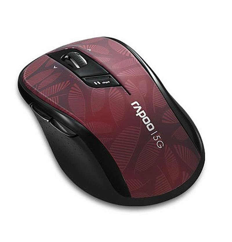 Chuột quang không dây Rapoo 7100P màu đỏ Chuột quang không dây Rapoo 7100P màu đỏ