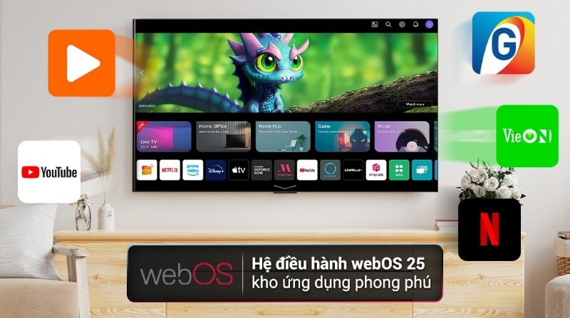 Smart Tivi LG OLED Evo AI 4K 83 Inch OLED83M5PSA