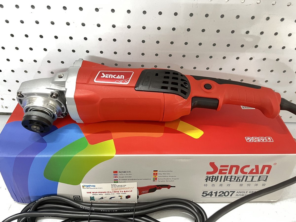Máy mài góc thiết kế thân dài Sencan 541207