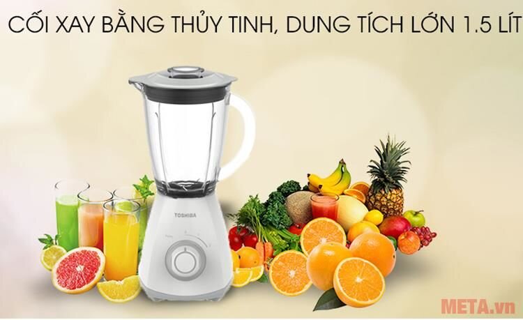 Máy xay sinh tố Toshiba MX-15FM(W)VN