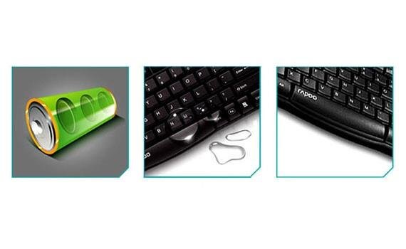 Bộ chuột bàn phím không dây Rapoo X1800