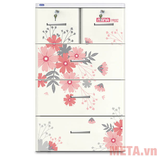 Tủ nhựa Mina Duy Tân 4 ngăn