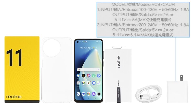 Điện thoại Realme 11 8GB/128GB mở hộp