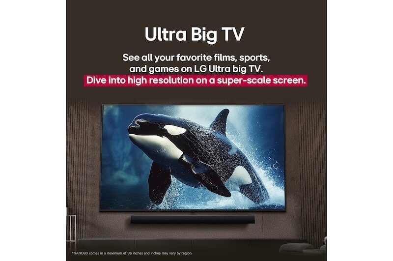 Smart Tivi NanoCell LG 4K 75 inch 75NANO80ASA