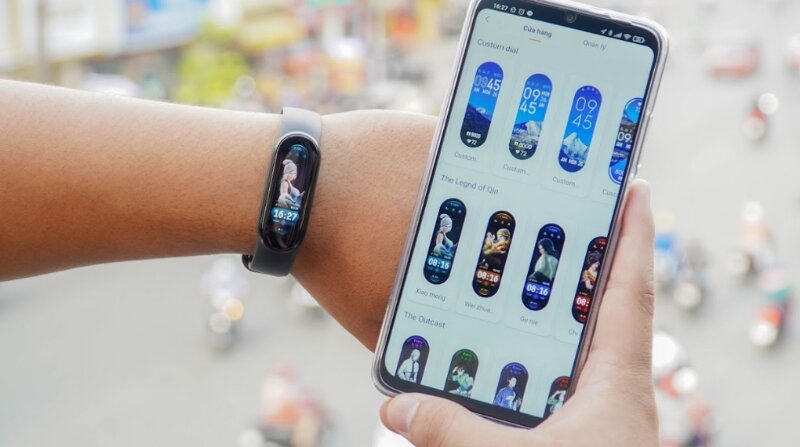 Vòng đeo tay thông minh Mi Band 6 mặt đồng hồ