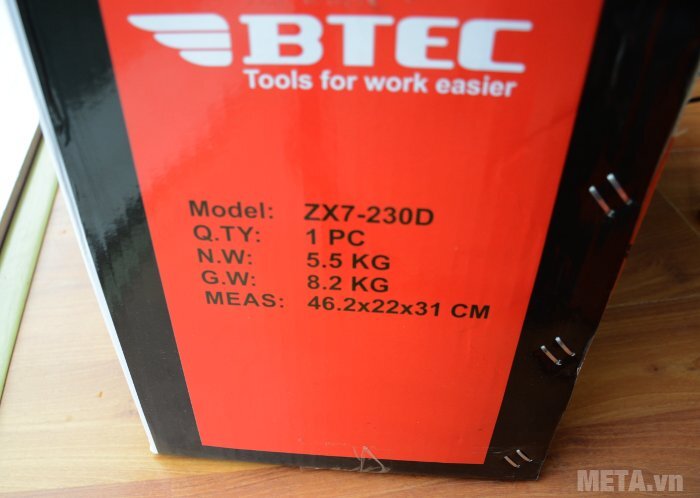 Máy hàn Inverter Btec ZX7-230D