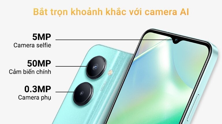 Điện thoại Realme C33 4GB/64GB camera