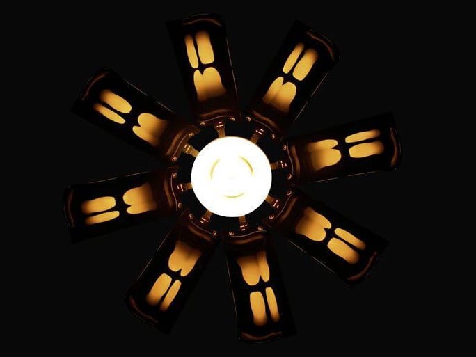 Quạt trần có đèn trang trí