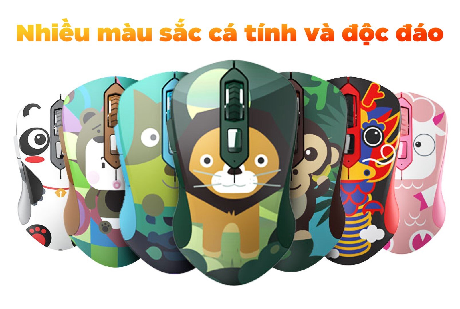 Chuột không dây Dareu LM115G Multi color