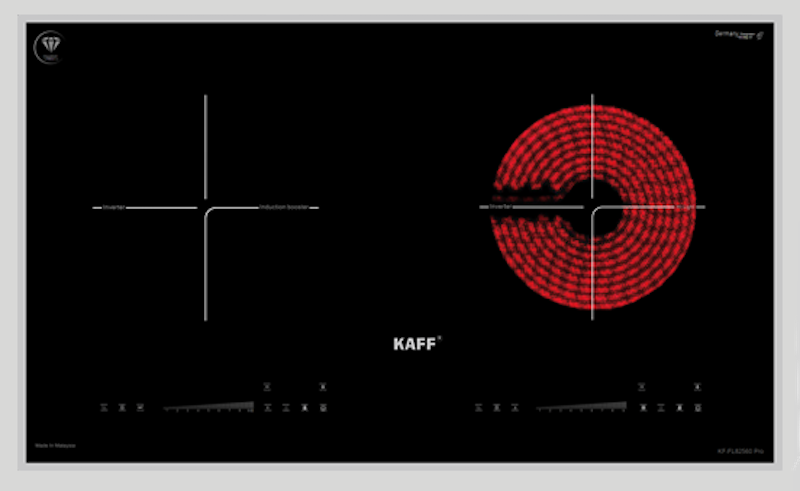 Bếp điện từ Kaff KF-FL82560PRO cung cấp 3 chế độ nấu cài đặt sẵn