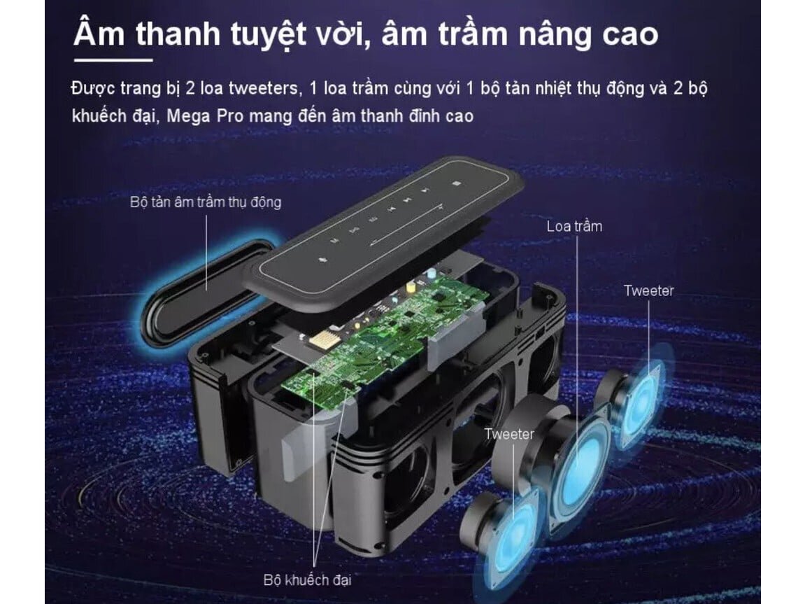 Loa bluetooth Tronsmart Mega Pro 60W
