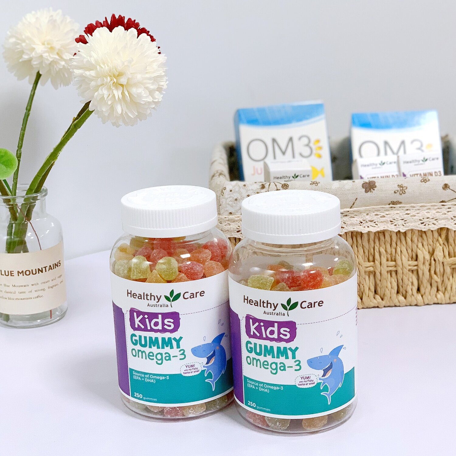 Công dụng kẹo dẻo Gummy Omega 3 Úc Healthy Care - 250 viên