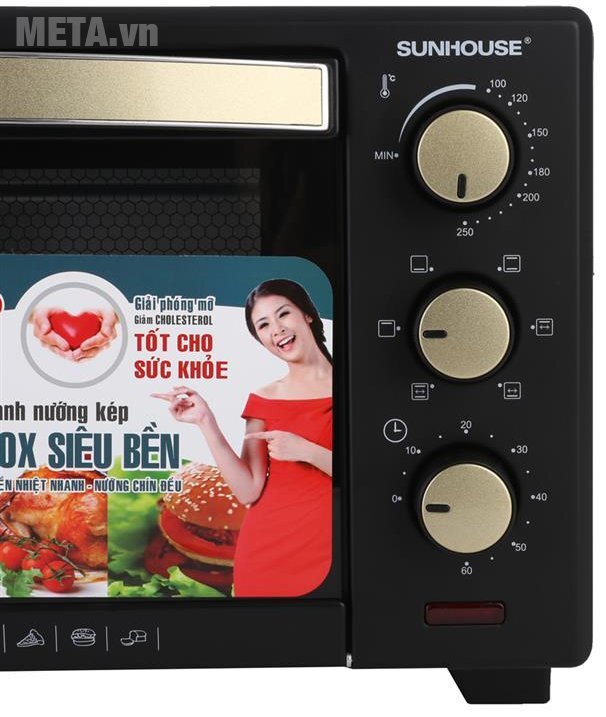 Lò nướng 22 lít Sunhouse SHD4222