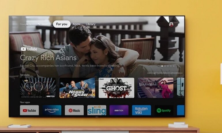 KD-65X86J hệ điều hành